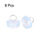 preview thumbnail 3 of 3, Rubber Sink Plug, 8pcs Clear Drain Stopper Fit 1-7/8" to 1-15/16" Drain
