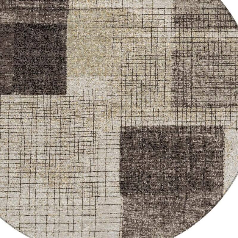 HomeRoots Geometric Transitional Rectangle Outdoor Rug