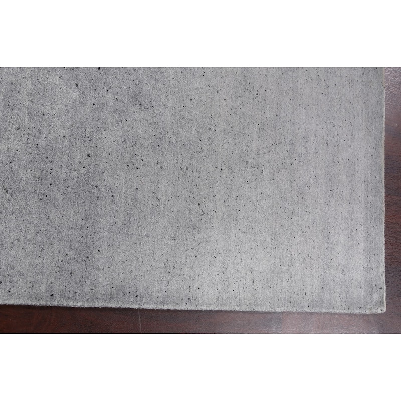 Solid Modern Gabbeh Oriental Area Rug Wool Hand-knotted Carpet - 4'11" x 7'10"