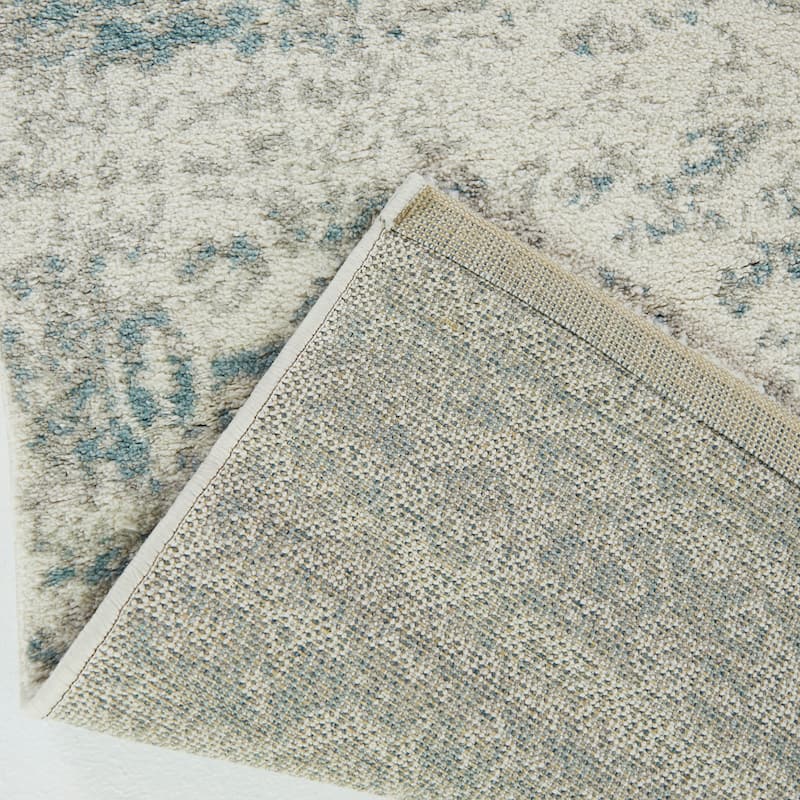 Nafisa Distressed Medallion Area Rug