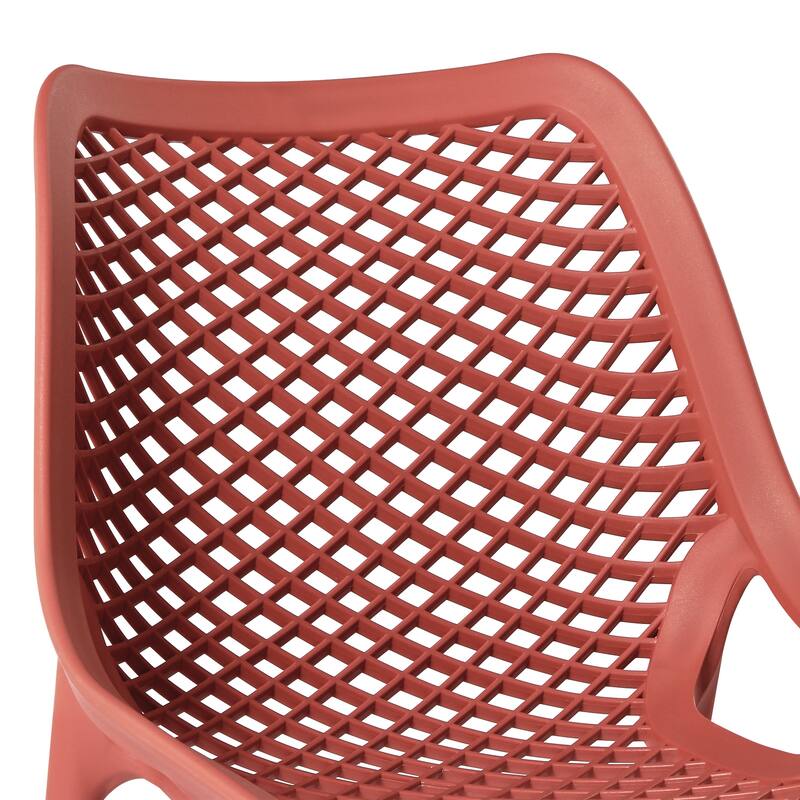 Frond and Form Outdoor Stacking Dining Side Chair (Set of 2)