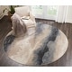 preview thumbnail 15 of 35, Nourison Maxell Ombre Abstract Area Rug 7'10" Round - Grey/Ivory - Runner/Round