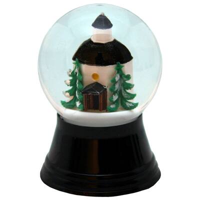 2.5" Perzy Small Church Christmas Snow Globe