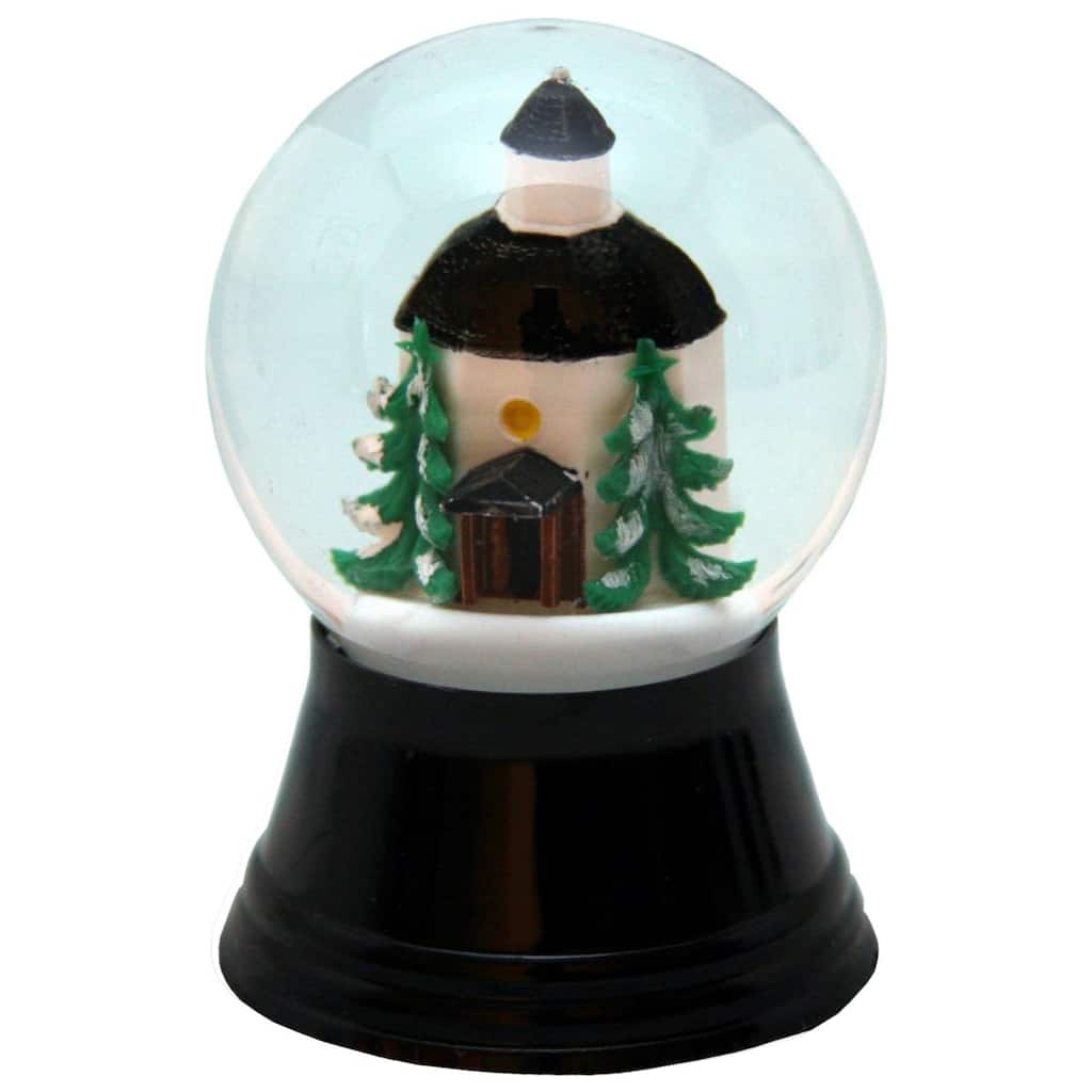 2.5" Perzy Small Church Christmas Snow Globe