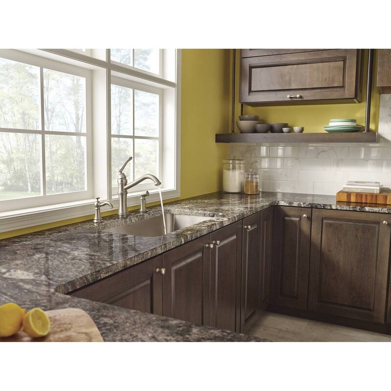 Moen Belfield1.5 GPM High-Arc Single Handle Kitchen Faucet with Side