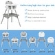 preview thumbnail 37 of 42, Babyjoy 4 in 1 Baby High Chair Convertible Toddler Table Chair Set - See Details