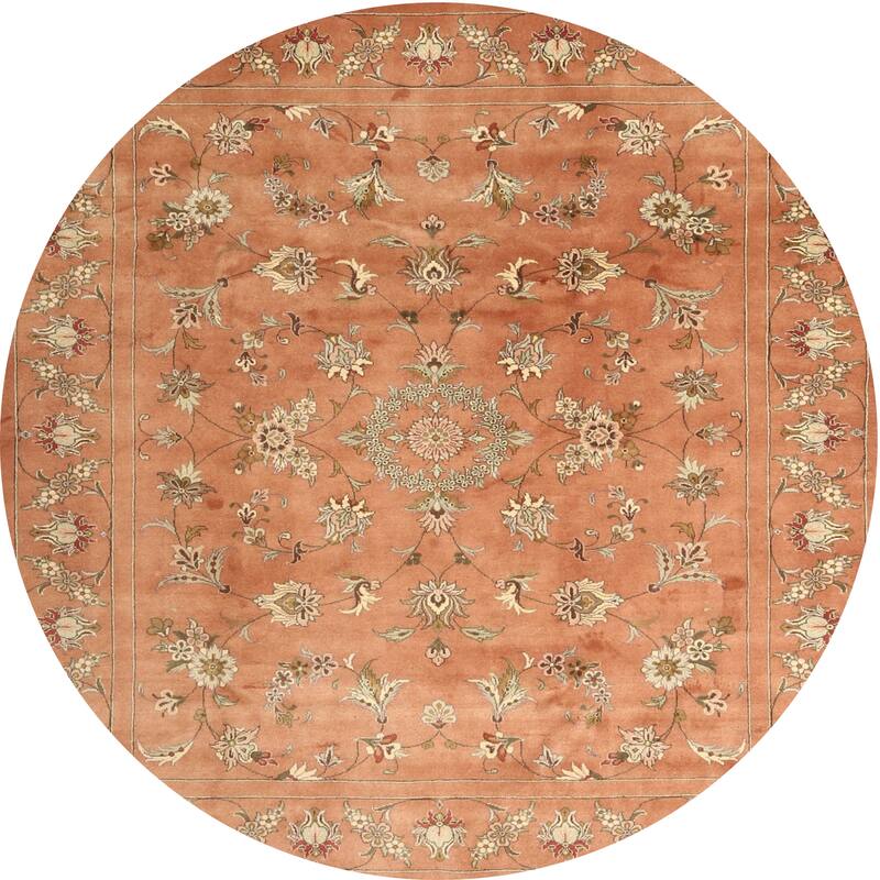 Ahgly Company Machine Washable Contemporary Papaya Orange Area Rugs