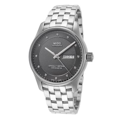 Mido Men's Belluna 40mm Automatic Watch M0014311106692 - Silver-Tone - N/A
