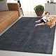 preview thumbnail 10 of 36, SAFAVIEH Mirage Miljeta Contemporary Viscose Rug 6' Round - Black - Round