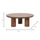 preview thumbnail 4 of 2, Sagebrook Home Mango Wood Elegant Pair of Boho Coffee Tables for Modern Homes