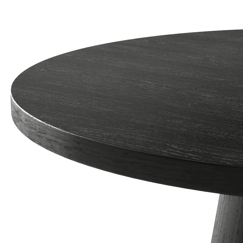 Furniture of America Vitten Modern 2-Piece Solid Wood Round Accent Table Set