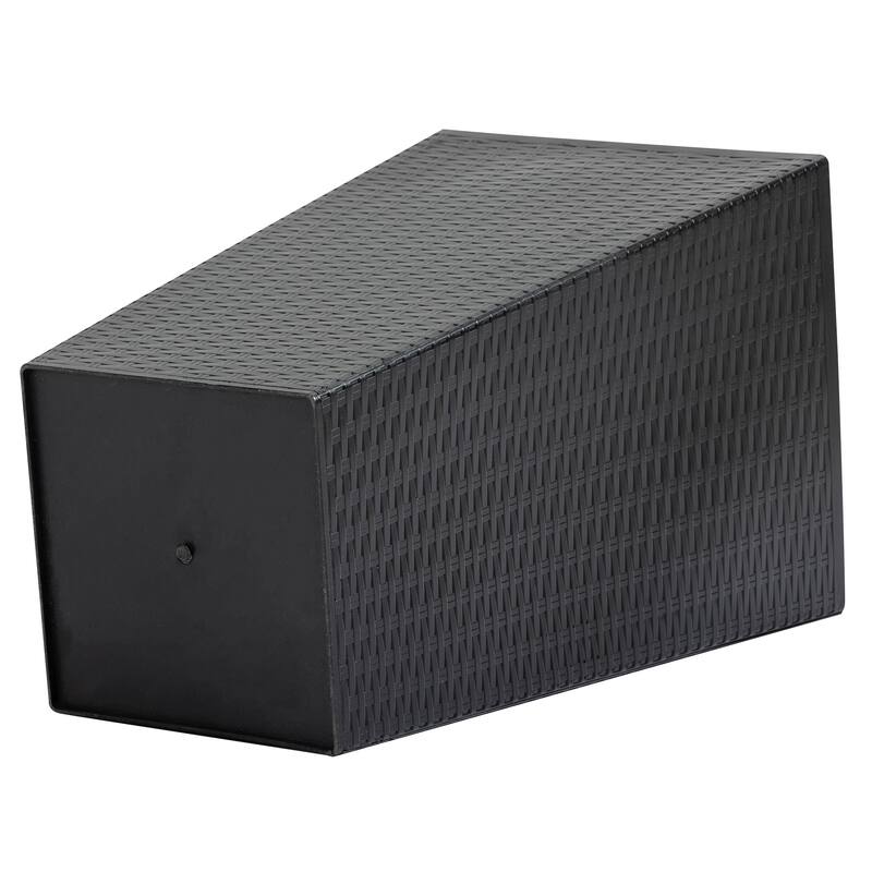 Set of 3 Rattan-Like Indoor/Outdoor Planter Pots with Self-Drainage