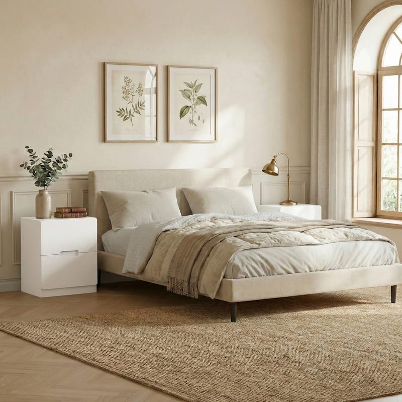 Handless Nightstand Set of 2 with 2 Drawers