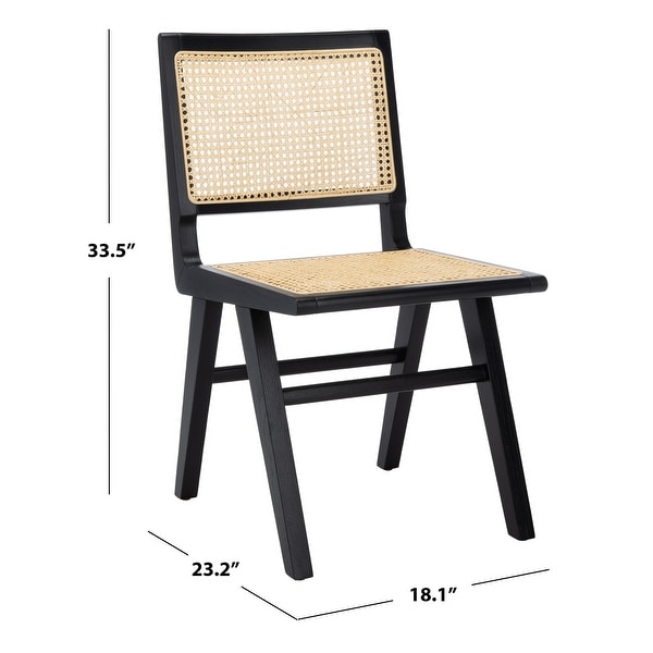 Safavieh Couture Hattie French Cane Dining Chair (Set of 2) - 18.1"x23.2"x33.5"