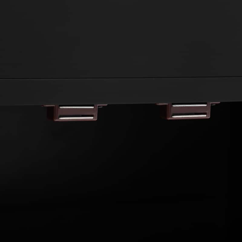 Curved Design Storage Cabinet made of Fraxinus Mandschuric Solid Wood Veneer, Adjustable Shelves