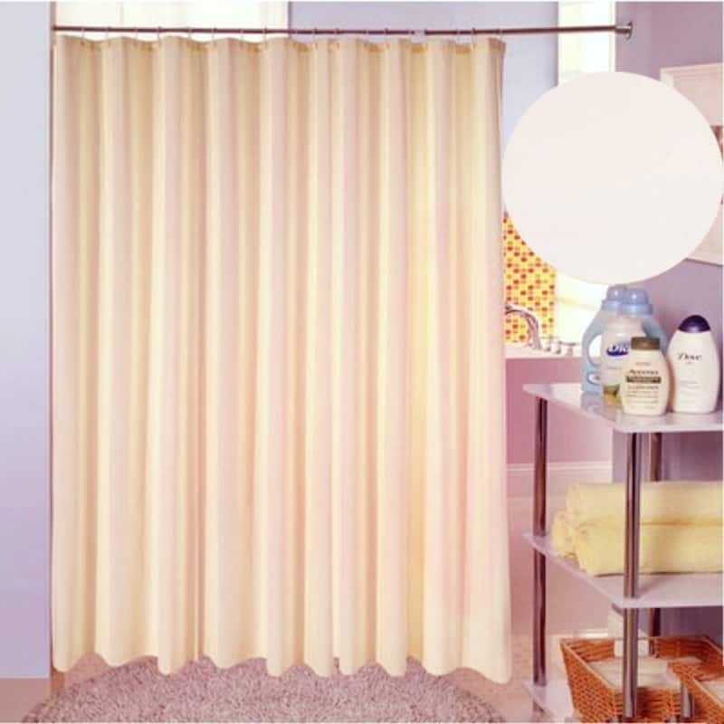 Luxury Shower Curtain and Hooks Set