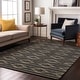 preview thumbnail 44 of 143, Premium Washable Super Soft Geo Diamonds Mayfield Rug Black - 10' x 14'