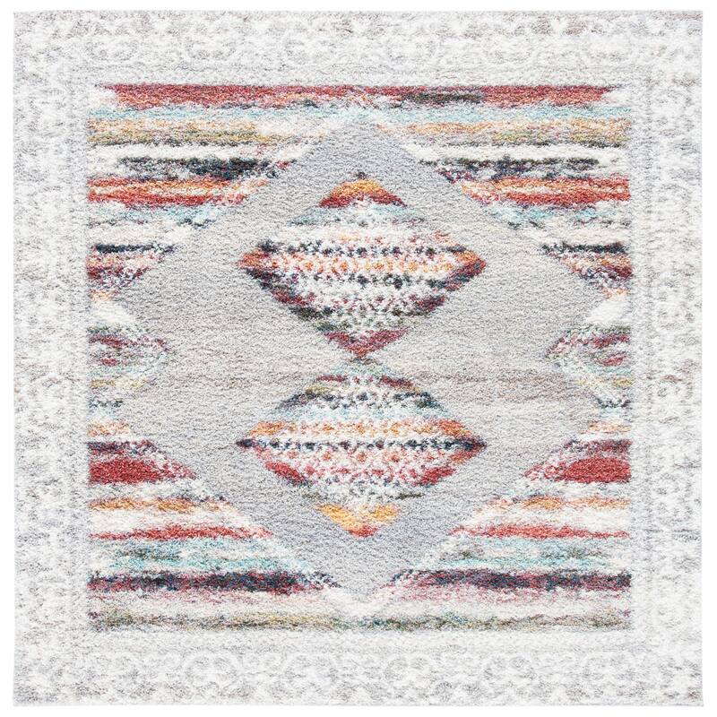 SAFAVIEH Calista Shag Jatta Abstract 1-inch Thick Rug