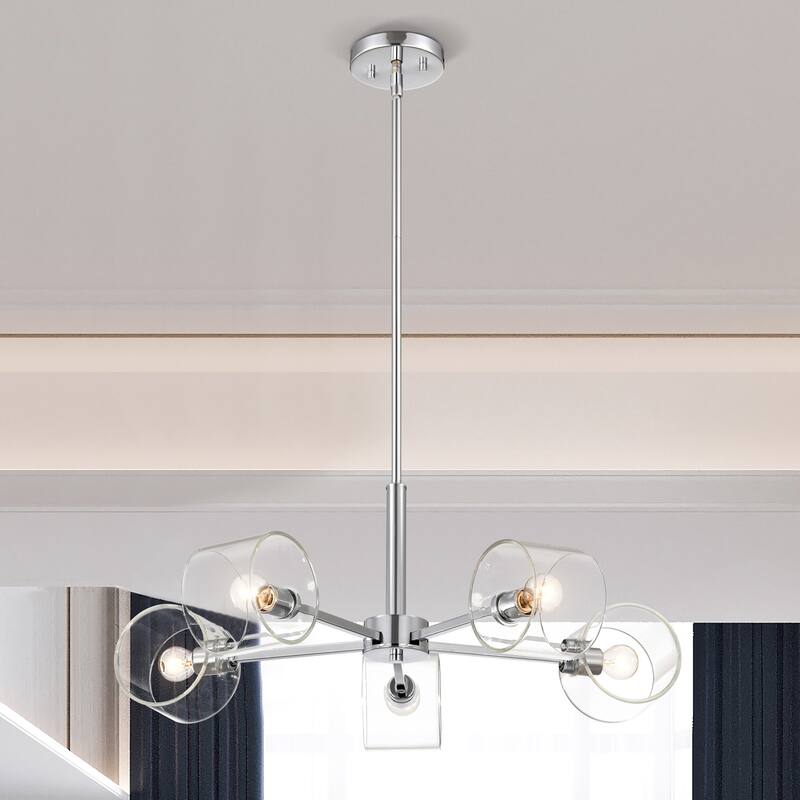 Nuvo Lighting 60/8075 Marlowe 5 Light 28" Wide Chandelier