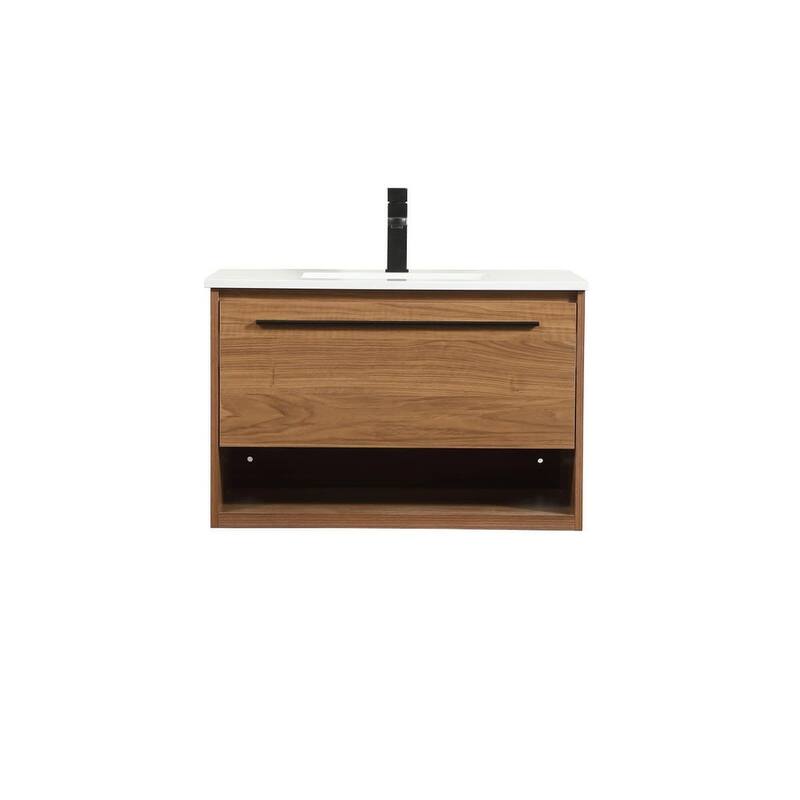 Elegant Lighting VF43530M Roman 30" Wall Mounted Single Basin Vanity