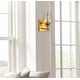 preview thumbnail 19 of 17, Angers Modern Simplicity 1-Light Clear Glass Wall Sconce Industrial Bathroom Vanity Lighting
