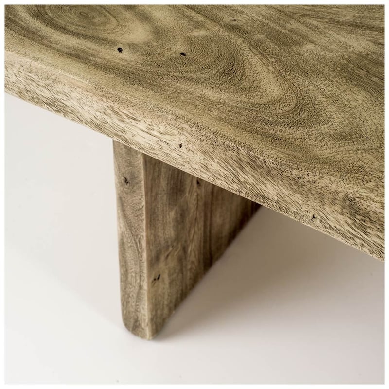 Jefferson III Grey Solid Wood Rectangular Dining Table