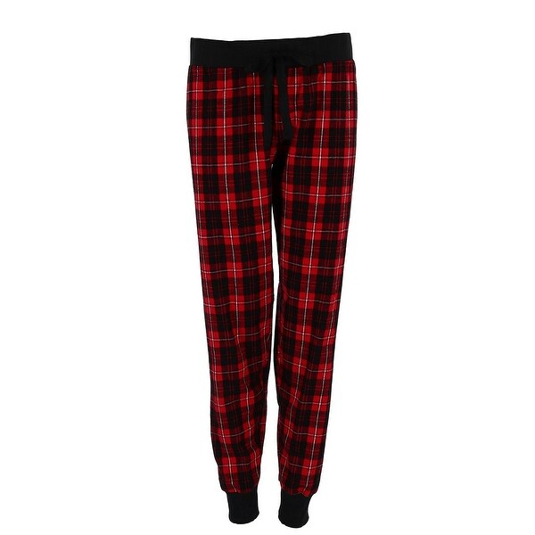 women's perfectly cozy plaid flannel jogger pajama pants
