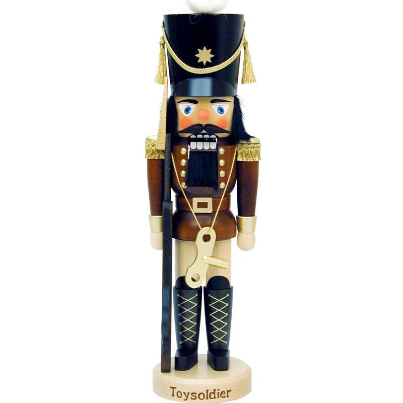 18" Free Standing Christian Ulbricht Handcrafted Wooden Toy Soldier Limited Edition 5000 Nutcracker