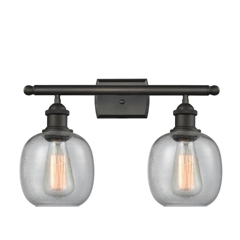 Innovations Lighting Belfast 2 Light 16" Wide Bathroom Vanity Light - Oiled Rubbed Bronze / Clear Seedy