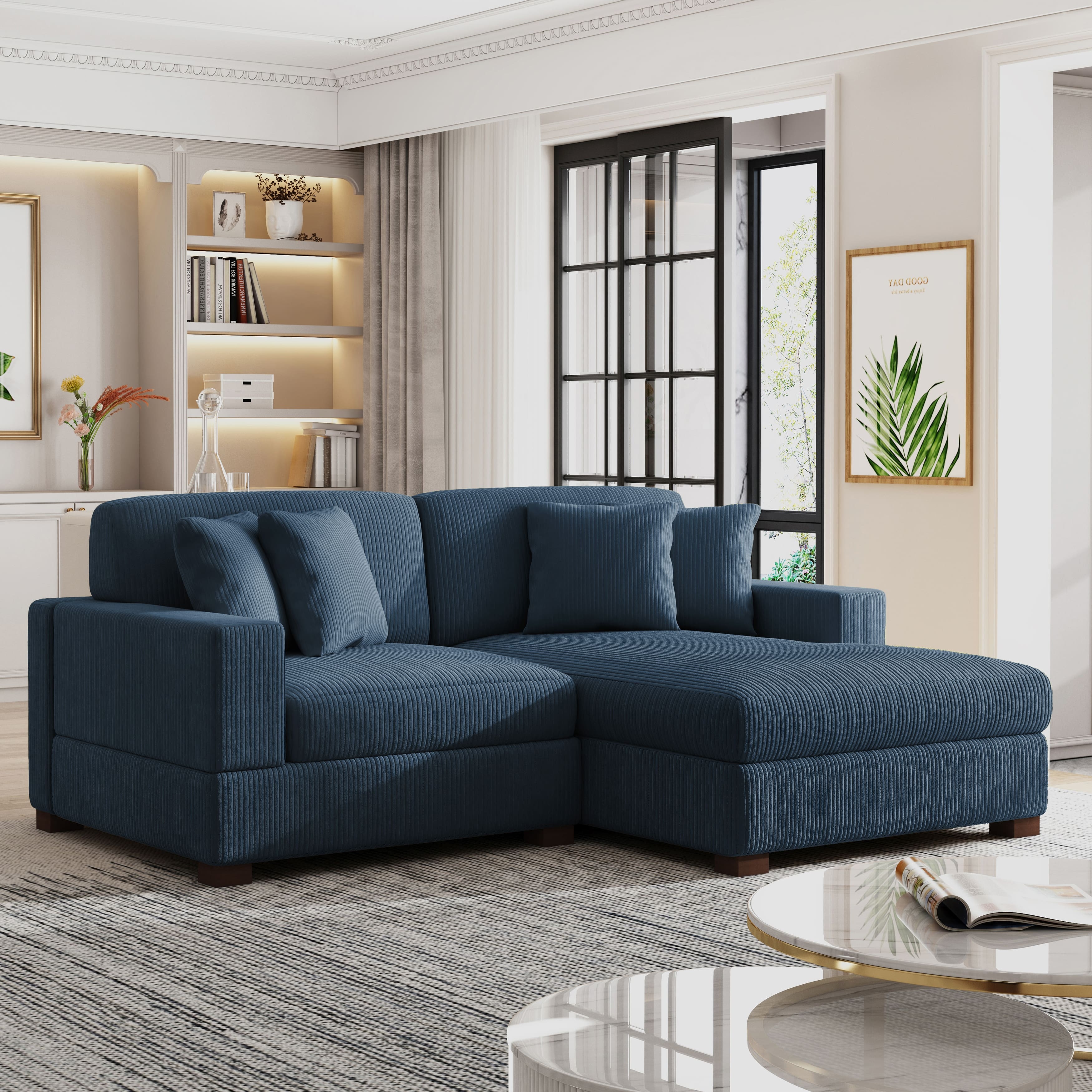 Option Navy/Armchair&Chaise