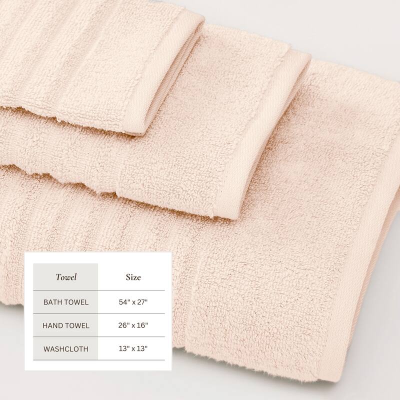 Linery & Co. Combed Cotton Bath Towel Set