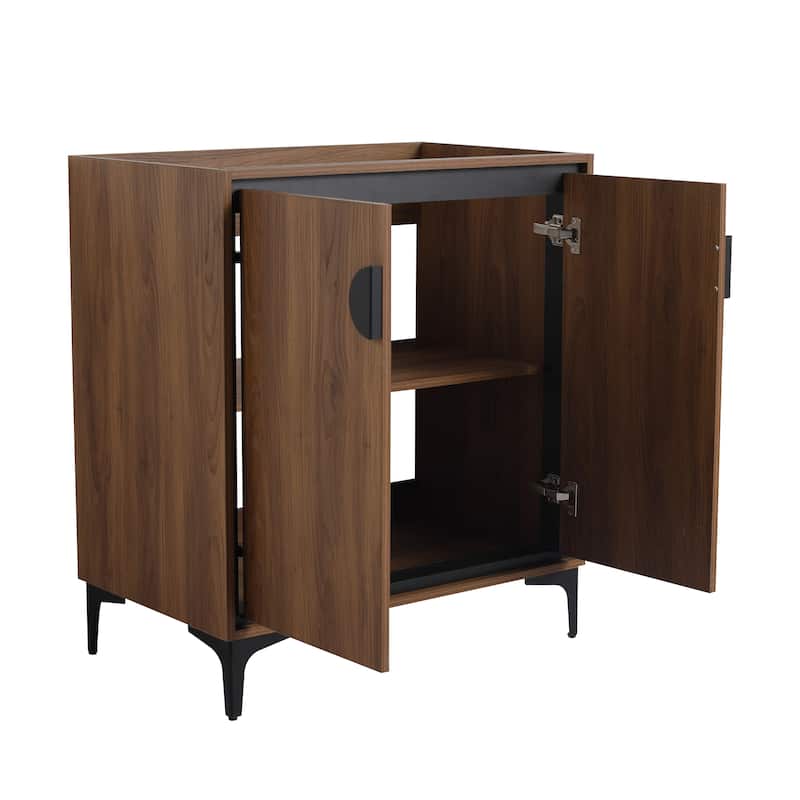 30 "Bathroom Vanity, 2 doors, Bathroom Cabinet Vanity Freestanding Cabinet Engineering wood Frame(Cabinet Only)