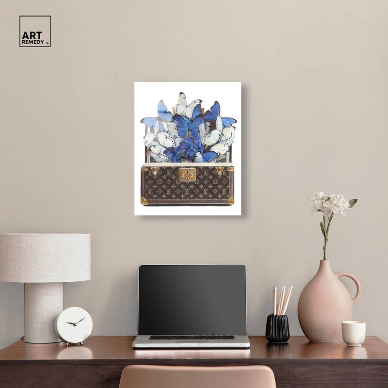 Luxurious Butterflies Acrylic by Art Remedy, Ready to Hang