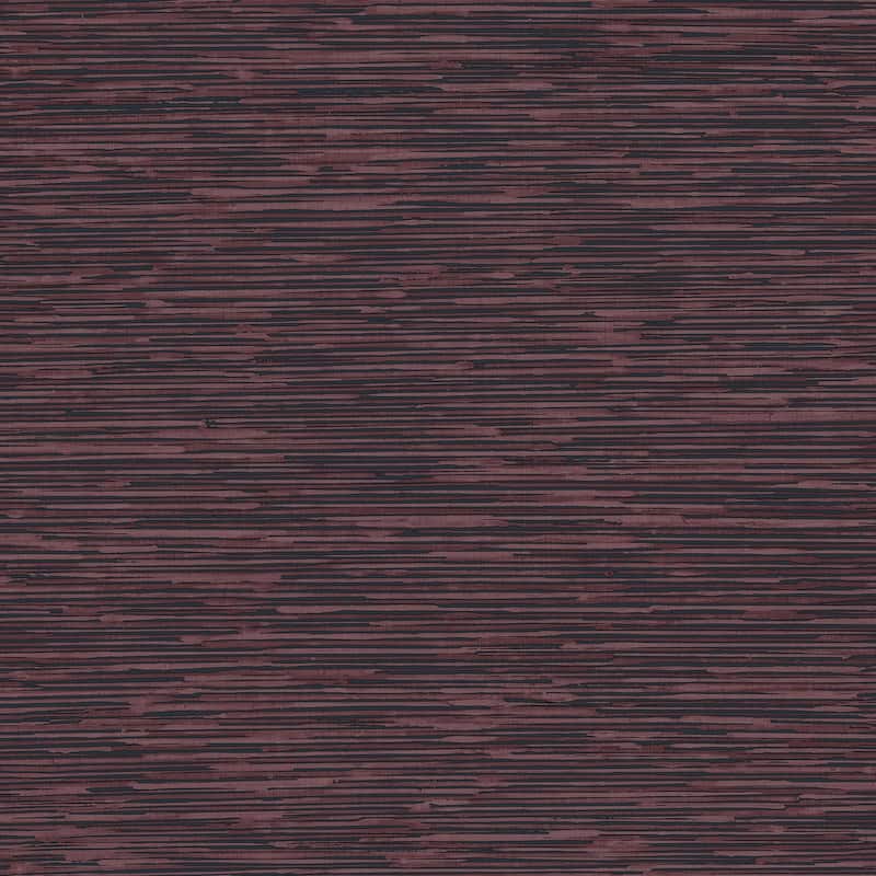 Galerie Wallcoverings TexStyle Collection Striping Effect Non-woven Metallic Wallpaper Roll - 33 feet x 21 inches - Cranberry