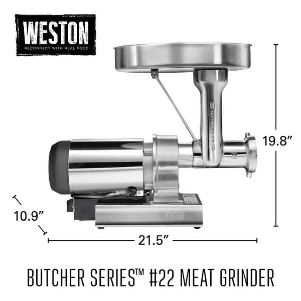 22 Electric Meat Grinder, PRO - The Sausage Maker