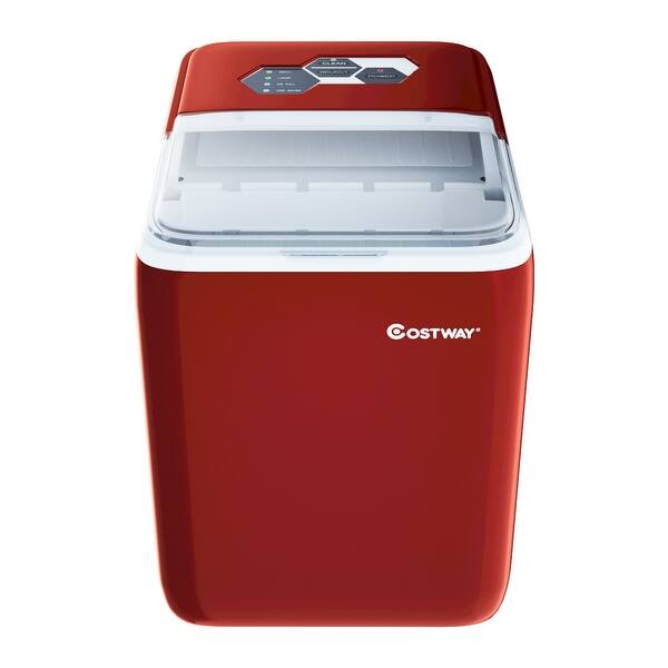 Shop Costway Portable Countertop Ice Maker Machine 44lbs 24h Self
