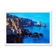 preview thumbnail 3 of 8, Designart 'Cliffs By The Ocean In The Evening Glow' Nautical & Coastal Framed Art Print
