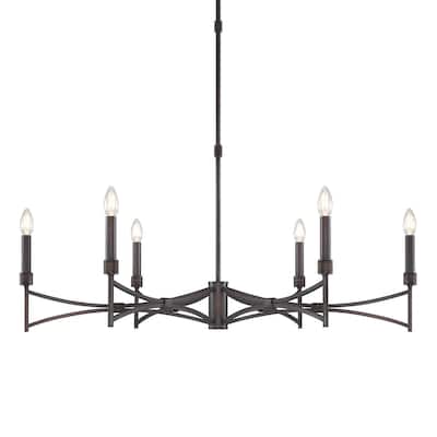 Savoy House 1-8166-6 Gardner 6 Light 40" Wide Taper Candle Style