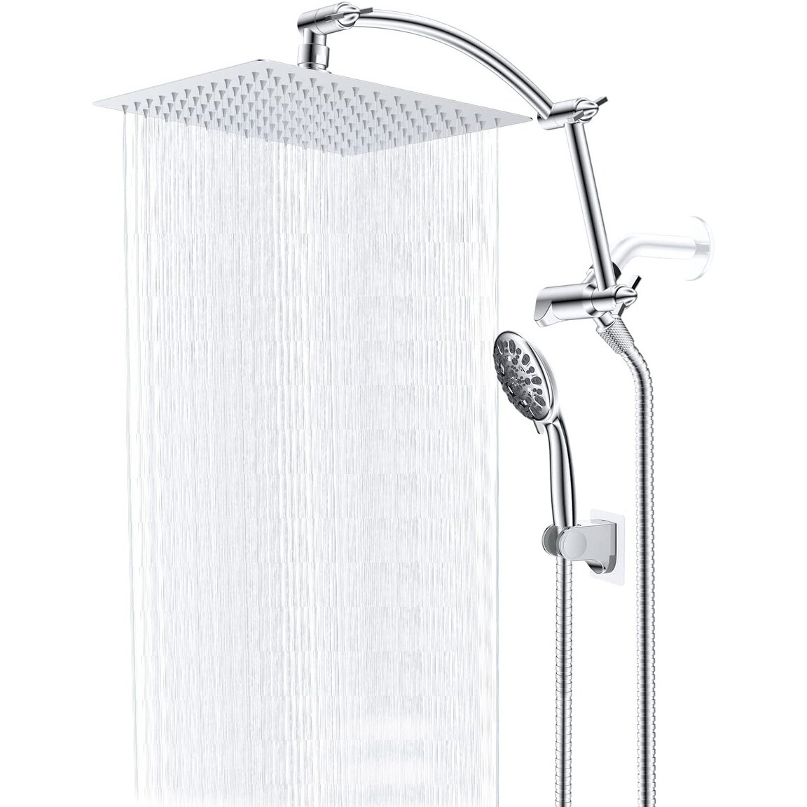 ANZZI Sans Series 40 in. Full Body Shower Panel System with