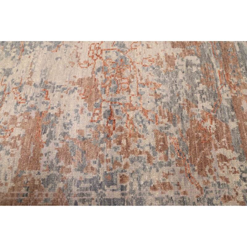 ECARPETGALLERY Hand-knotted Heritage Light Grey Wool Rug - 8'0 x 9'10
