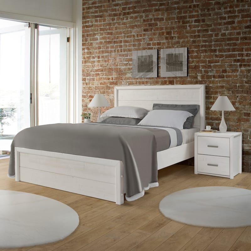 Monterrey Bed - Shabby White