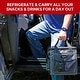 preview thumbnail 2 of 5, Koolatron Portable Iceless 12V Cooler Bag, 13L (14 qt), Black/Gray