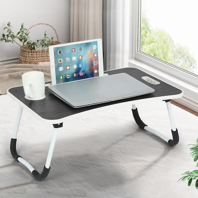 Large Bed Tray Foldable Portable Multifunction Laptop Desk Lazy Laptop Table - N/A