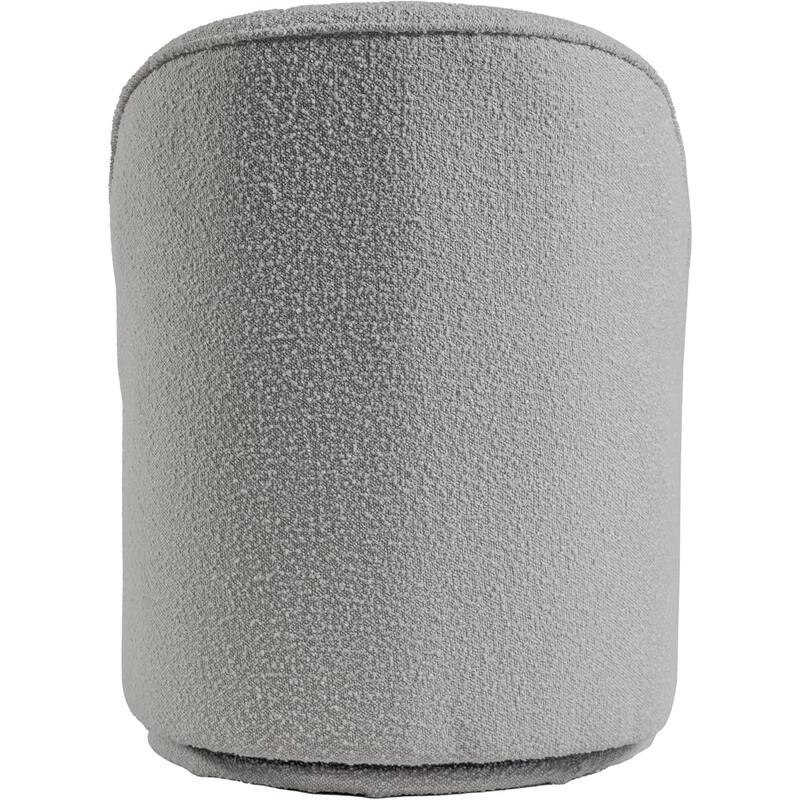 Gray Finish Rotating Upholstered Modern Chairs Set