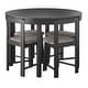 preview thumbnail 10 of 20, Harrisburg Tobey 5-piece Compact Round Dining Set