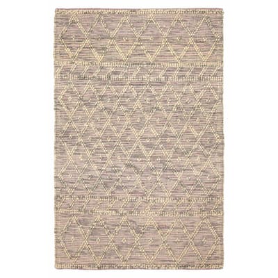 ECARPETGALLERY Braid weave Sienna Teal Wool Rug - 5'2 x 7'11