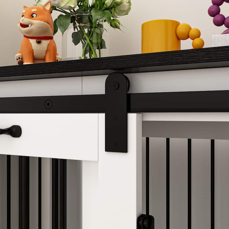 Elegant Dog Sanctuary Spacious Storage Top Secure Versatile Pet Crate