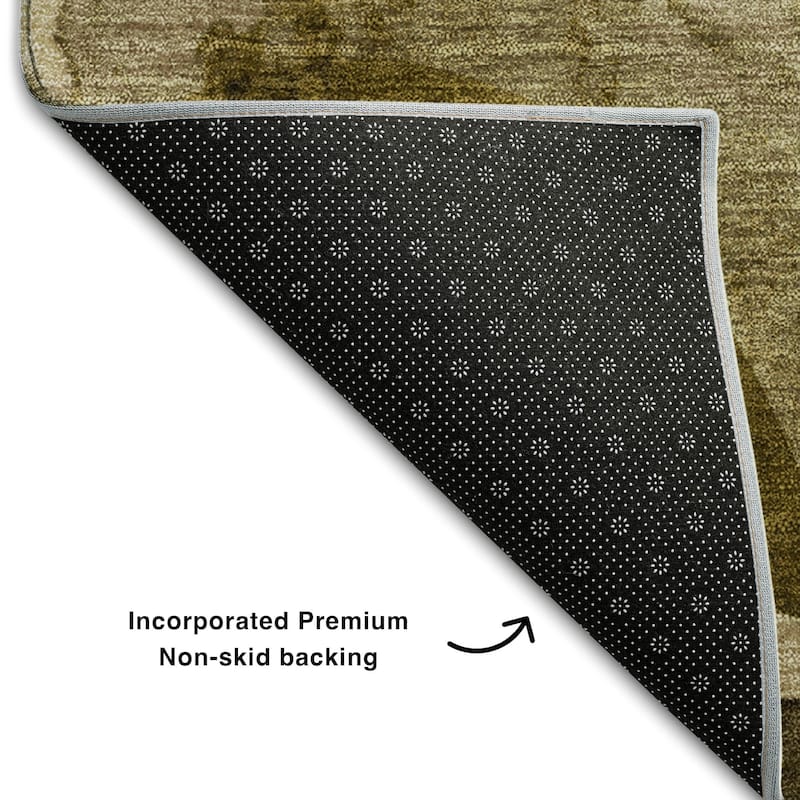 Premium Washable Super Soft Abstract Contemporary Mayfield Rug