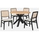 preview thumbnail 2 of 9, Lifestorey Gilcrest 5-piece Cane Dining Set