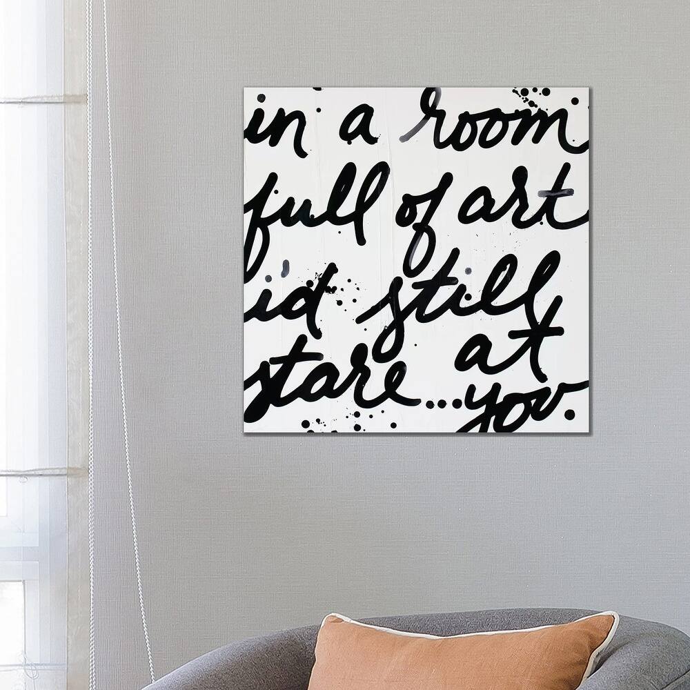 iCanvas "In A Room Black And White" by Kent Youngstrom Canvas Print